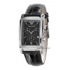 Horlogeband Armani AR0292 Leder Zwart 22mm