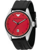 Horlogeband Armani AR0599 Rubber Zwart