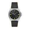 Horlogeband Armani AR11330 Leder Zwart 18mm