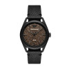 Horlogeband Armani AR11580 Leder Zwart 20mm