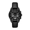 Horlogeband Armani AR11583 Leder Zwart 20mm