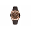 Horlogeband Armani AR1707 Leder Bruin 20mm