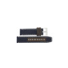 Horlogeband Armani Exchange AX1517 Leder/Textiel Blauw 22mm