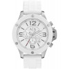 Horlogeband Armani Exchange AX1525 Silicoon Wit 22mm
