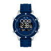 Horlogeband Armani Exchange AX1561 Silicoon Blauw 22mm