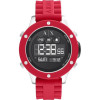 Horlogeband Armani Exchange AX1563 Silicoon Rood 22mm