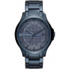 Horlogeband Armani Exchange AX2193 Staal Blauw 22mm