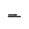 Horlogeband Universeel B113 Leder Zwart 10mm