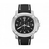 Horlogeband Burberry BBY1100 Leder Zwart 22mm
