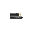 Horlogeband Fossil BQ1008 / RHETT Leder Zwart 20mm