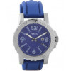 Horlogeband Fossil BQ1024 Silicoon Blauw 22mm
