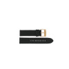 Horlogeband Fossil BQ1153 Leder Zwart 22mm