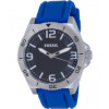 Horlogeband Fossil BQ1172 Silicoon Blauw 22mm