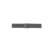 Horlogeband Fossil BQ1651 Roestvrij staal (RVS) Antracietgrijs 24mm