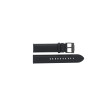 Horlogeband Fossil BQ1703 Leder Zwart 20mm