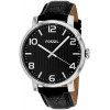 Horlogeband Fossil BQ2248 Leder Zwart 20mm