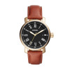 Horlogeband Fossil BQ2288 Leder Cognac 20mm