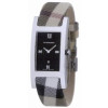 Horlogeband Burberry BU1008 Leder/Textiel Bi-Color 17mm