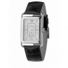 Horlogeband Burberry BU1202 Leder Zwart 20mm