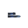 Horlogeband Burberry BU1790 Leder/Kunststof Blauw 20mm