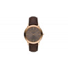 Horlogeband Burberry BU2354 Leder Donkerbruin 20mm