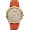Horlogeband Burberry BU9016 Leder/Kunststof Multicolor 20mm