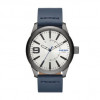 Horlogeband Diesel DZ1859 Leder Blauw 24mm