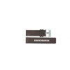 Horlogeband Diesel DZ4387 Leder Bruin 24mm