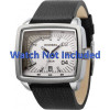 Horlogeband Diesel DZ1333 Leder Zwart 29mm