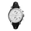 Horlogeband Fossil ES3817 Leder Zwart 18mm