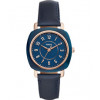 Horlogeband Fossil ES4280 Leder Blauw 18mm