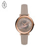 Horlogeband Fossil ES5091 Leder Roze 14mm