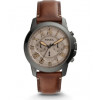 Horlogeband Fossil FS5214 Leder Bruin 22mm