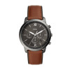 Horlogeband Fossil FS5512 / FS5513 Leder Bruin 22mm
