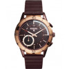Horlogeband Fossil FTW1146 Leder Paars 20mm