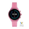 Horlogeband Smartwatch Fossil FTW6058 Silicoon Roze 18mm