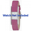 Horlogeband DKNY NY3436 Leder Roze 14mm