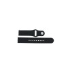 Horlogeband Universeel JD1606.01 Silicoon Zwart 22mm