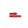 Horlogeband Universeel JD417.06 Silicoon Rood 22mm