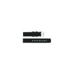 Horlogeband Universeel JD417.01 Silicoon Zwart 20mm