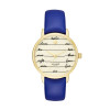 Horlogeband Kate Spade New York KSW9020 Leder Blauw 16mm