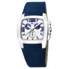 Horlogeband Lotus 15321-6 Leder Blauw 22mm