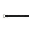 Horlogeband Marc by Marc Jacobs MBM1140 Onderliggend Leder Zwart 20mm