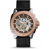 Horlogeband Fossil ME3082 Leder Zwart 24mm
