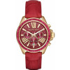 Horlogeband Michael Kors MK2452 Leder Rood 20mm
