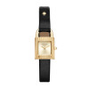 Horlogeband (Band + Kastcombinatie) Michael Kors MK2692 Leder Zwart 12mm
