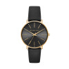 Horlogeband Michael Kors MK2747 Leder Zwart 18mm