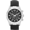 Horlogeband Michael Kors MK8215 Leder Zwart 24mm