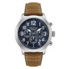 Horlogeband Nautica NAD14531G/NAI14517G Leder Bruin 22mm