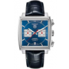 Horlogeband Tag Heuer CAW2111 / CW2113 / FC6183 Krokodillenleer Blauw 22mm